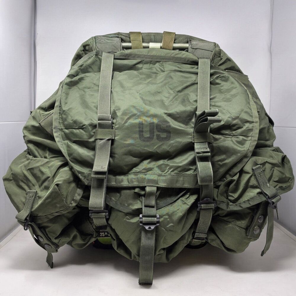 US Military LC-1 Alice Field Pack Combat Nylon Large With Frame Straps Rucksack